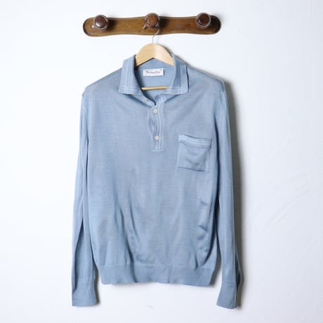 Richard Cox Paris Knit Polo Shirt 1980s