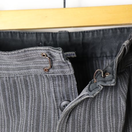 French Work Stripe Trousers 1950s