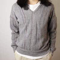Gran Sasso / 1980s Italian Wool V-Neck Sweater