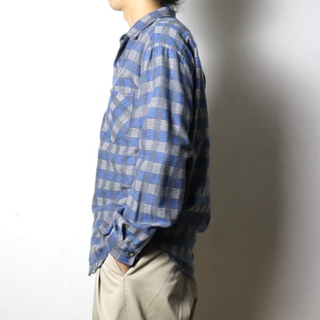 GREEN ISLAND Plaid Flannel Shirt 1990s
