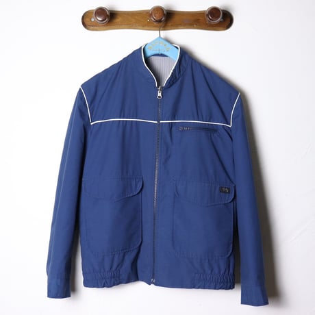 Reversible Stripe/Navy Zip Blouson 1980s