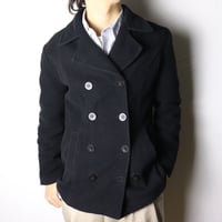 Essenza Double Breasted Wool Coat 1990s
