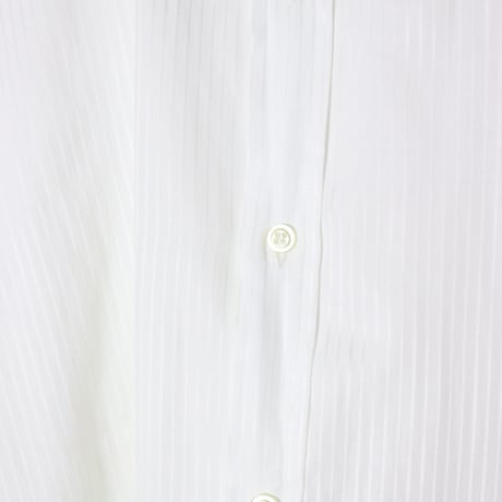 French White Stripe Shirt 1990s