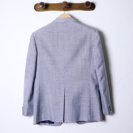 Milo-Tailleur / 1970s French Linen Blend Tailored Jacket