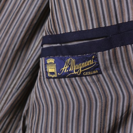 A. Magnani / 1980s Italy Wool Double Breasted Jacket