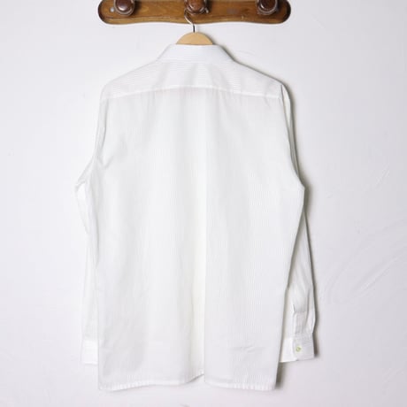 French White Stripe Shirt 1990s