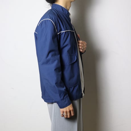 Reversible Stripe/Navy Zip Blouson 1980s