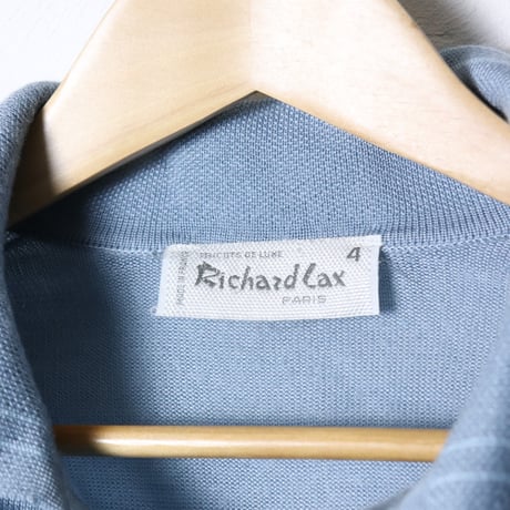 Richard Cox Paris Knit Polo Shirt 1980s