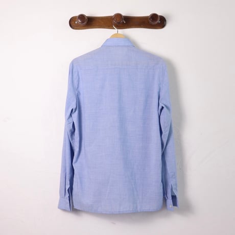 Camiceria Cormac / 1980s Italian Blue Linen Blend Shirt
