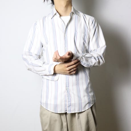 Yves Saint Laurent Stripe Dress Shirt 1990s