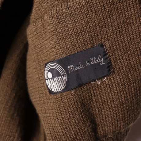 Suede-Patch Knit Blouson 80s