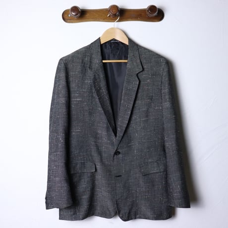 French Nep Fabric Tailored Jacket 1980s