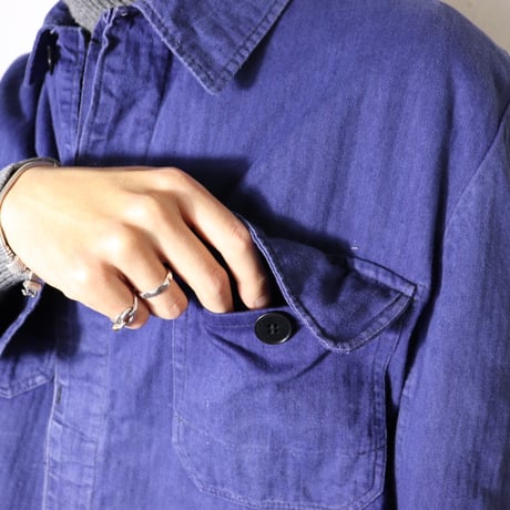 French Work Trucker Jacket 1970s