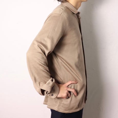 French Knit Brown Shirt 70s