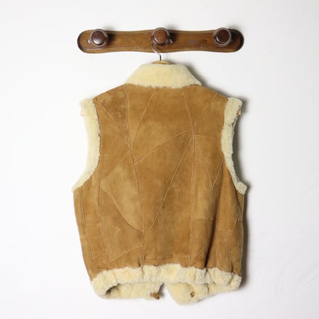 Shearling Suede Vest 1970s