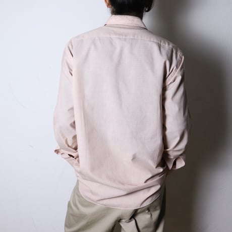 European Open Collar Dress Shirt 1970s