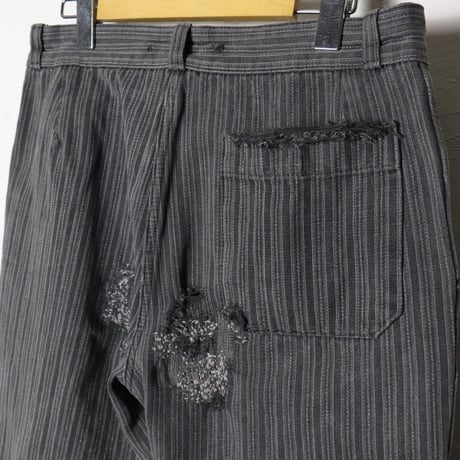 French Work Stripe Trousers 1950s