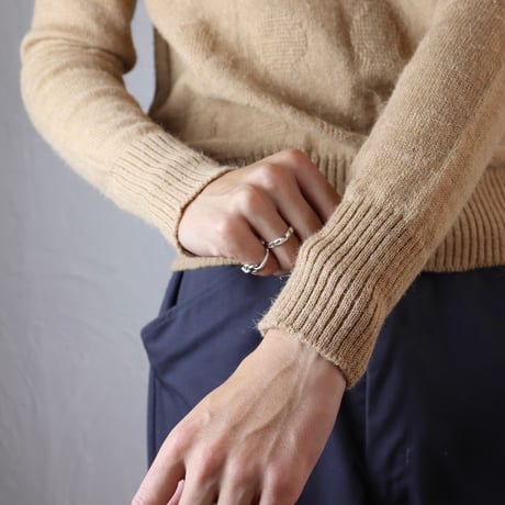 Antony Glasgow / 1960s–1970s Textured Dot Knit Sweater