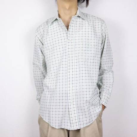 Euro Micro Check Dress Shirt 1990s