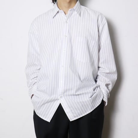 "C&A" Stripe Dress Shirt 1990s-00s