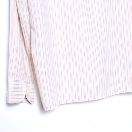 French Multi Stripe Dress Shirt 1980s