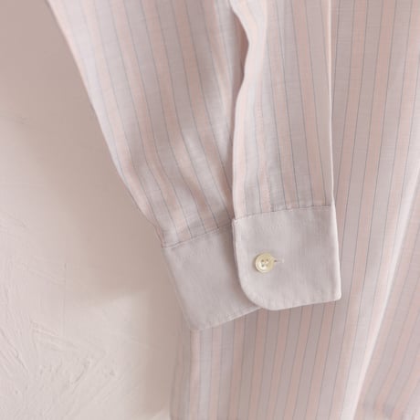Victor de Cessieu / 1990s French Fine Stripe Cotton Shirt
