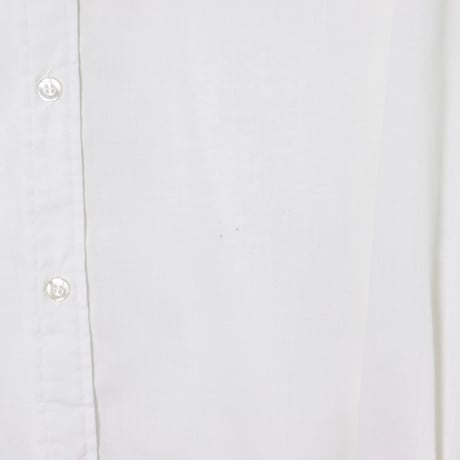 French Vintage Basic Dress Shirt 1970s-80s