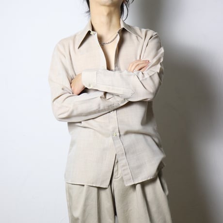 Pacôme Paris Wide Collar Dress Shirt 1970s–