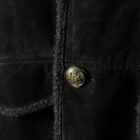 Bizzarro Knit × Suede Jacket 1990s
