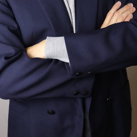 A. Magnani / 1980s Italy Wool Double Breasted Jacket