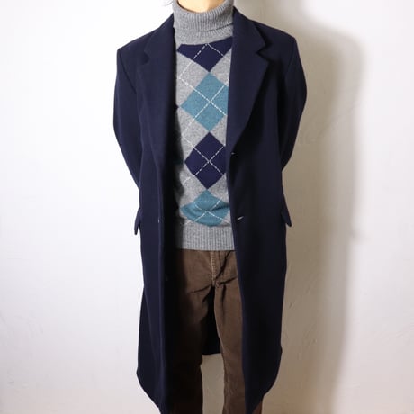 ENGLAND Pure New Wool Tailored Coat 1980–90s