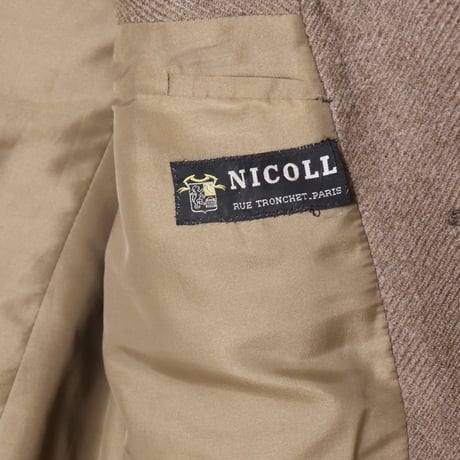 Classic French Brown Twill Jacket 1970-80s
