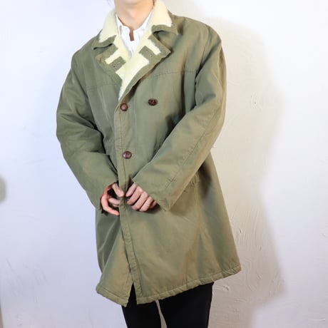 Uldis Shearling Lined Military Coat 1960s–1970s