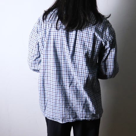 European Gingham Check Shirt 1980s