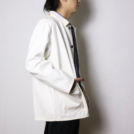 French Vintage Work Jacket Ivory 1980s–90s