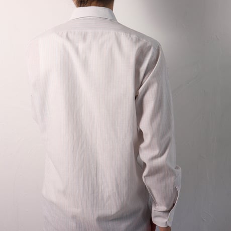Victor de Cessieu / 1990s French Fine Stripe Cotton Shirt
