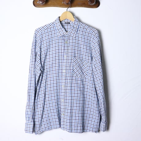 European Gingham Check Shirt 1980s