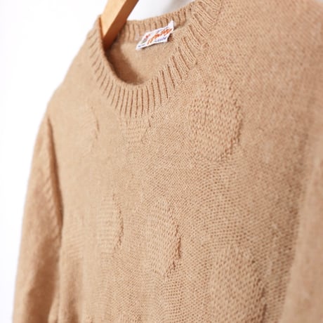 Antony Glasgow / 1960s–1970s Textured Dot Knit Sweater