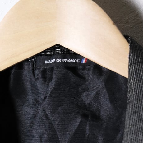 French Nep Fabric Tailored Jacket 1980s