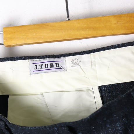 J.Todd Pleated Wool Slacks 1980s