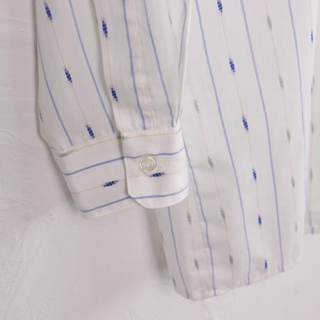 Dino Carino / 1990s Italian Cotton Stripe Shirt
