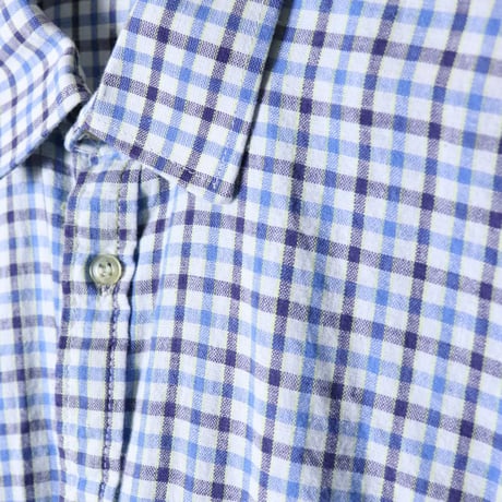 European Gingham Check Shirt 1980s