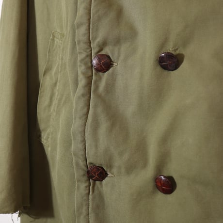 Uldis Shearling Lined Military Coat 1960s–1970s