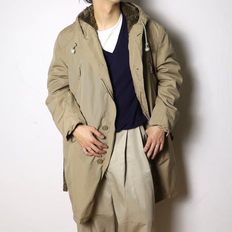 Westbury Boa-Lined Hooded Coat 1970-80s