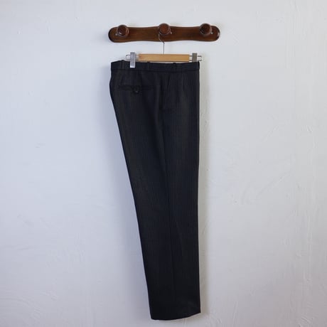 European Pinstripe Trousers / 1980s Tailored Style