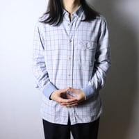 Guy Laroche Check Button Down Shirt 1980s