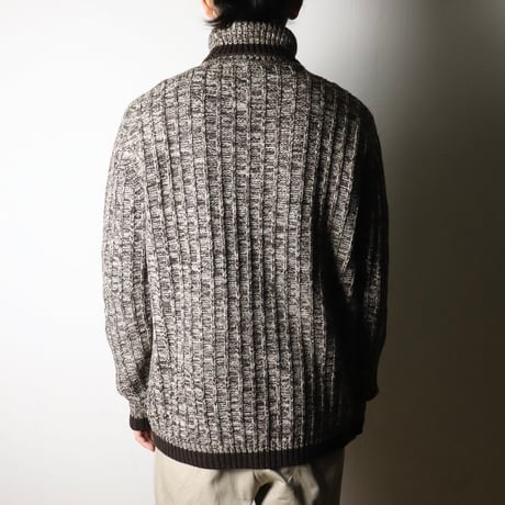 Celio Sportswear Ribbed Knit Sweater 1990s