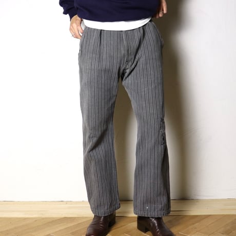 French Work Stripe Trousers 1950s