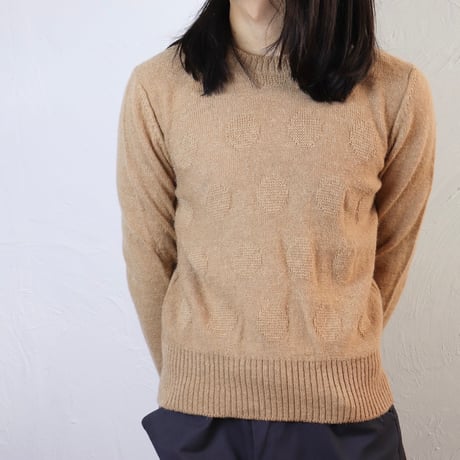 Antony Glasgow / 1960s–1970s Textured Dot Knit Sweater