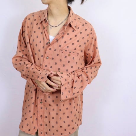 OLD Geometric Pattern Shirt 1990s